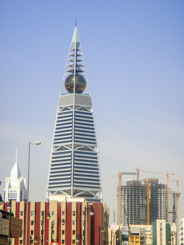 In January 2011, the city of Riyadh was constructing buildings in Saudi Arabia.