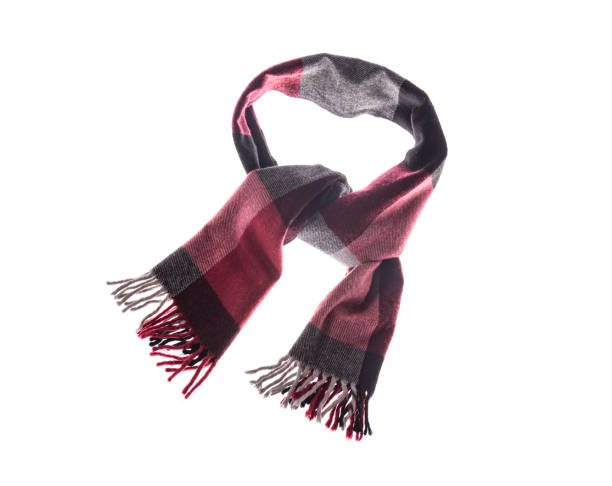 istock Winter classic scarf on a white background. 1248258839