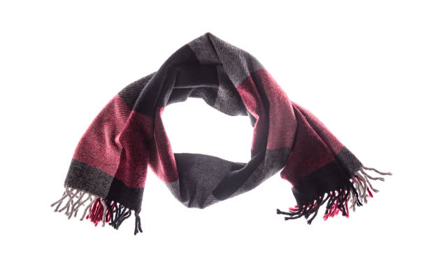 istock Winter classic scarf on a white background. 1248258845