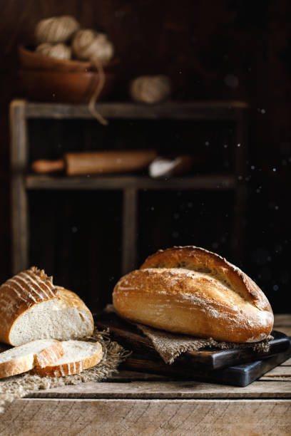istock Freshly baked bread. Sourdough homemade bread 1248260250