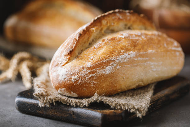 istock Freshly baked bread. Sourdough homemade bread 1248260384