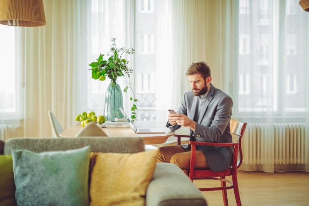 istock Salesman making a video call from home 1248267695
