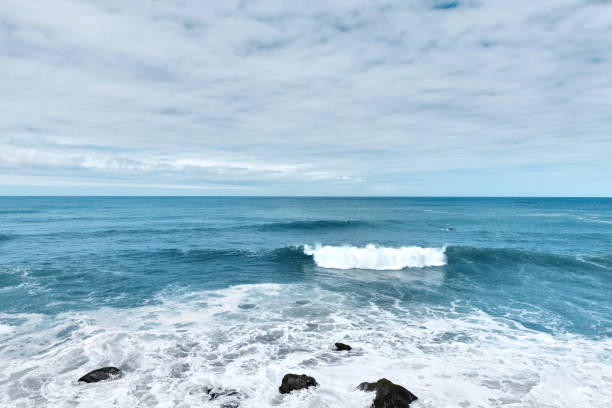 The wide ocean stock photo