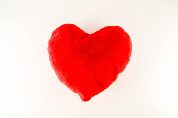istock Close-up of red heart pillow 1248269641