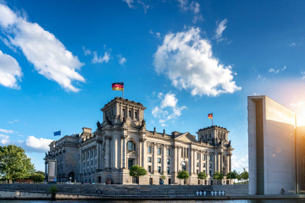 istock Berlin Reichstag and government district at sunset 1248270010