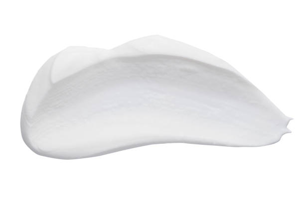 istock white smear of cosmetic cream, isolate, sunscreen, sun protection, self-care 1248270746