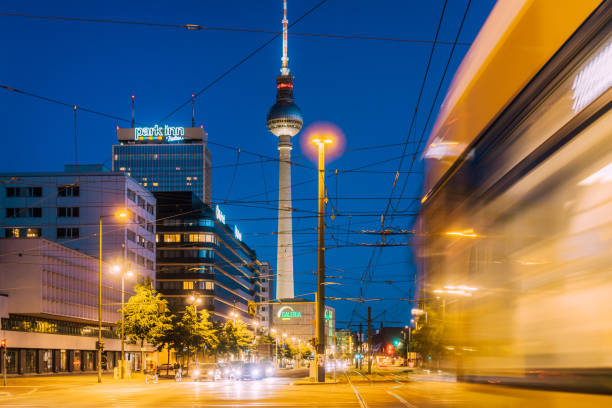 istock TV Tower and Traffic in Berlin, Germany 1248271948