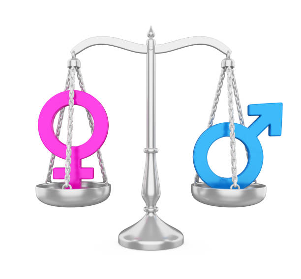 istock Gender Equality Balance Scale Isolated 1248274271