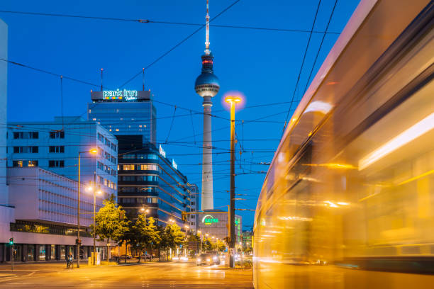 istock TV Tower and Traffic in Berlin, Germany 1248279321