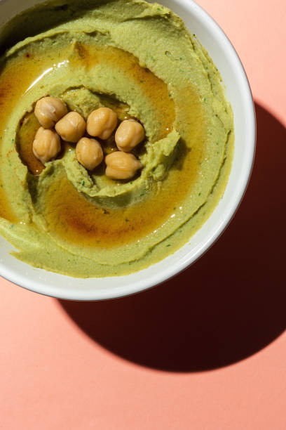istock Homemade avocado and chickpea hummus 1248279944