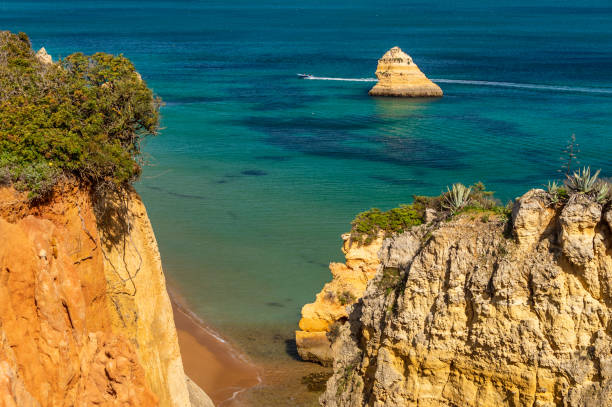 istock Cliffs in Lagos, Portugal 1248286934
