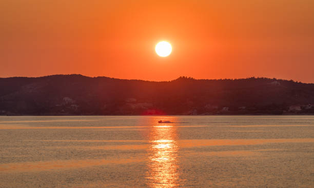 istock Beautiful Sunset on the Greek Island 1248288663