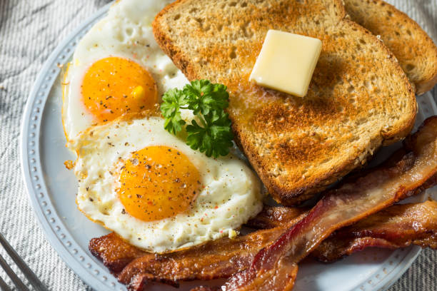istock Homemade Sunnyside Eggs Breakfast 1248290340