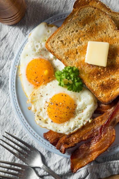 istock Homemade Sunnyside Eggs Breakfast 1248290520