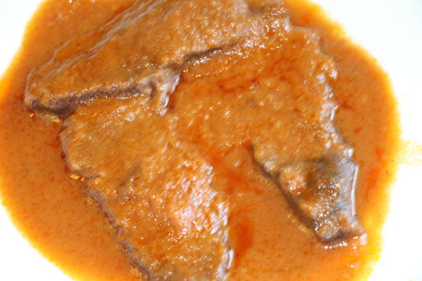 braised meat - smoked tongue imagens e fotografias de stock