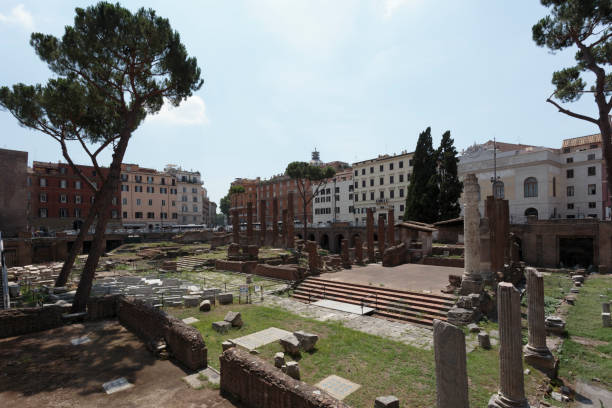 istock Ruins in Piazza Largo di Torre Argentina 1248296064