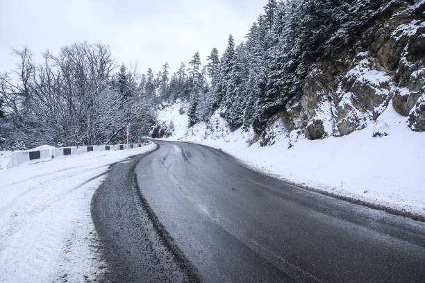 istock snowy road in winter landscape 1248302596