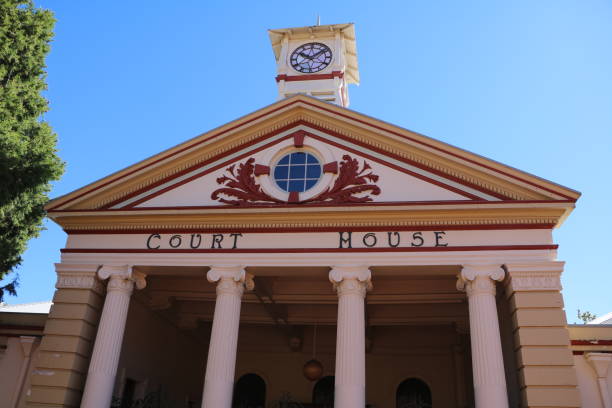 Court House in Armidale, New South Wales Australia stock photo