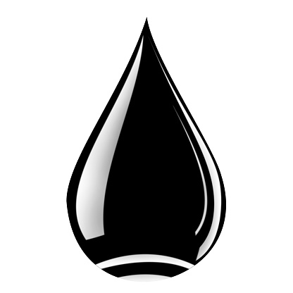Black petrol drop. Oil, gas and petroleum industry and manufacturing. 3D Illustration