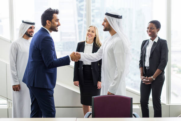 istock Business meeting in Dubai 1248306521