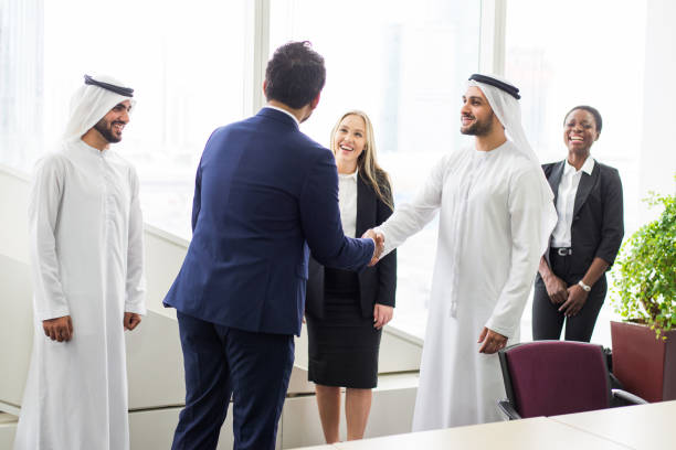 istock Business meeting in Dubai 1248306603