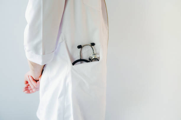 istock The doctor is holding a phonendoscope 1248306899