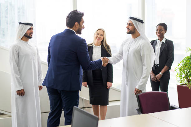 istock Business meeting in Dubai 1248309158