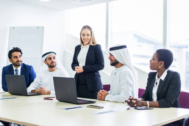 istock Business meeting in Dubai 1248310245