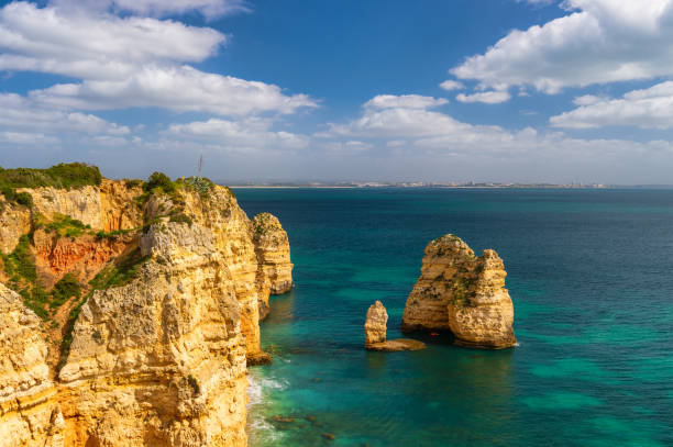 istock Cliffs in Lagos, Portugal 1248324222