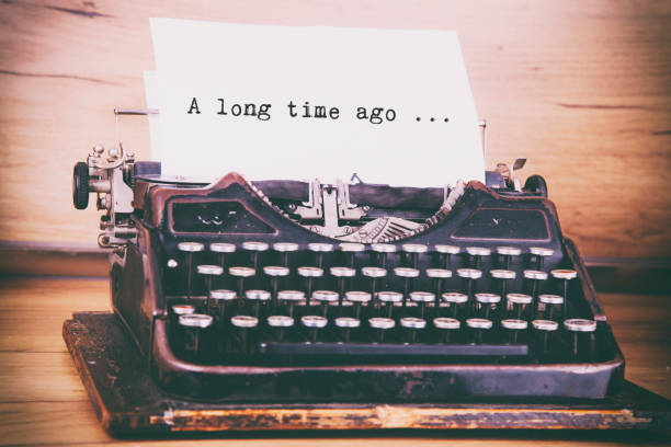 istock A long time ago - typed on retro typewriter 1248324311