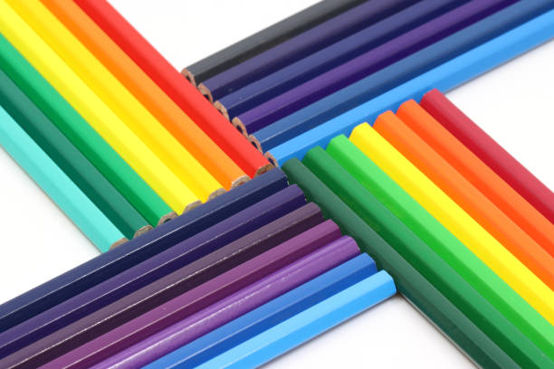 istock Colored pencils of various colors 1248328544