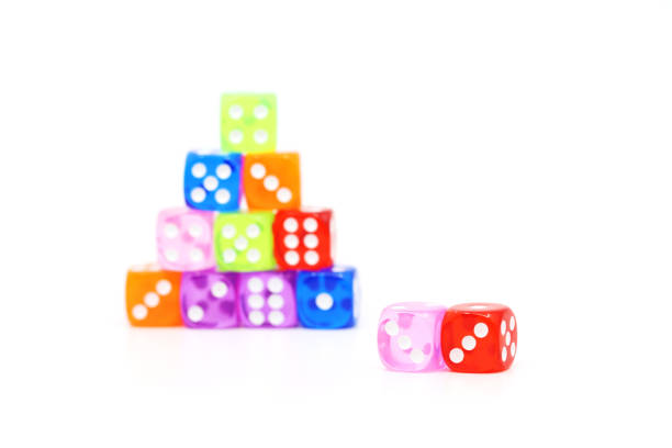 istock Dice of various colors 1248346836