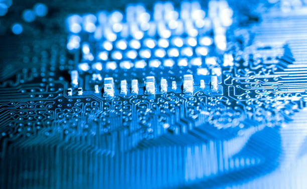 istock Abstract,close up of Mainboard Electronic background. (logic board,cpu motherboard,circuit,system board,mobo) 1248385859