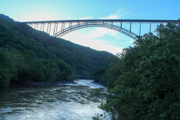 istock New River Gorge Bridge in the evening 1248387441
