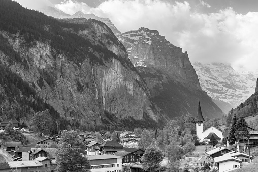 Idyllic landscape of Switzerland