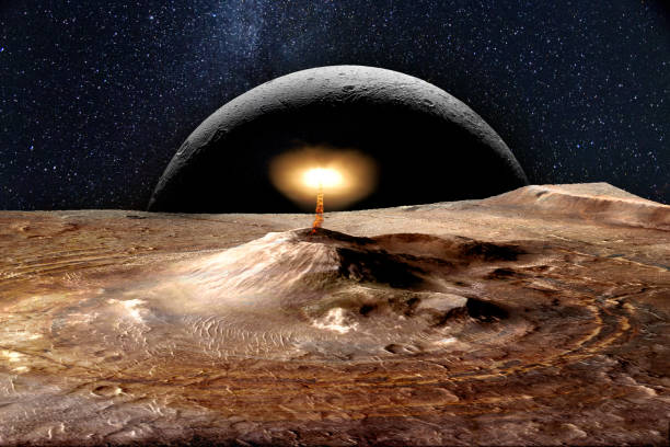 istock Explosion on Mars. Elements of this image furnished by NASA. 1248413122