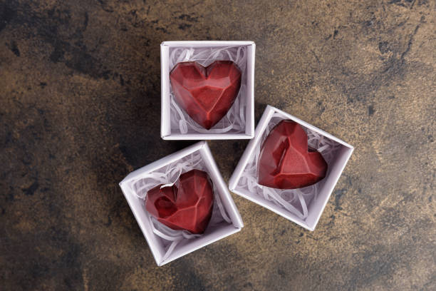 istock Chocolate luxury candy heart sweets for Valentine's Day 1248433196
