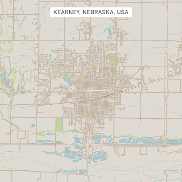 Kearney Nebraska US City Street Map Vector Illustration of a City Street Map of Kearney, Nebraska, USA. Scale 1:60,000.
All source data is in the public domain.
U.S. Geological Survey, US Topo
Used Layers:
USGS The National Map: National Hydrography Dataset (NHD)
USGS The National Map: National Transportation Dataset (NTD) kearney nebraska stock illustrations