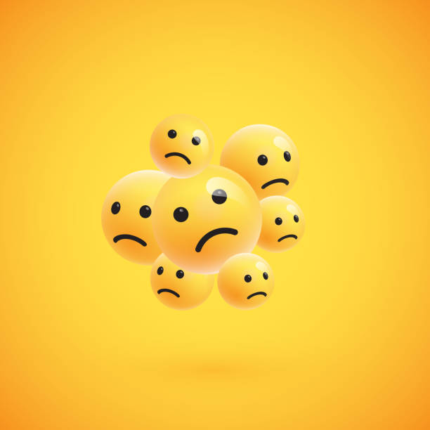 istock Group of high detailed yellow emoticons, vector illustration 1248435733