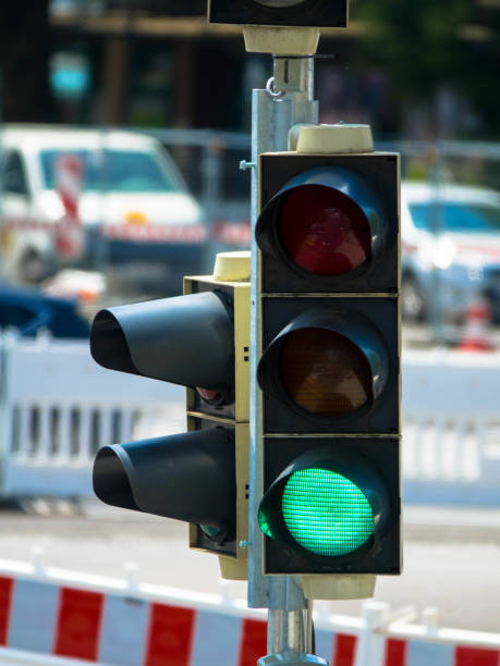 istock Green Traffic Light in the city 1248437447