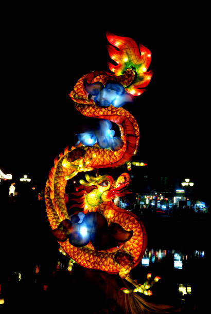 istock chinese style dragon lantern in lantern festival 1248444423