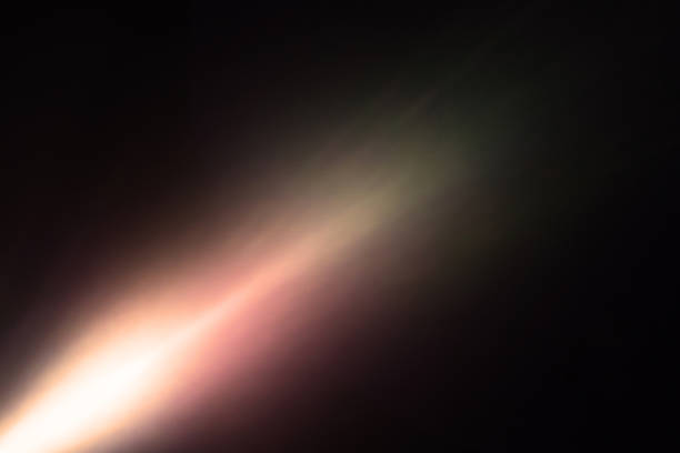 istock Abstract Natural Sun flare on the black 1248447719