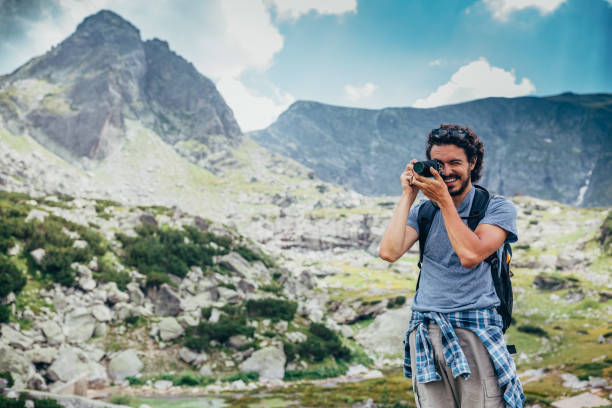 istock Photographer hiking the Balkans 1248449590