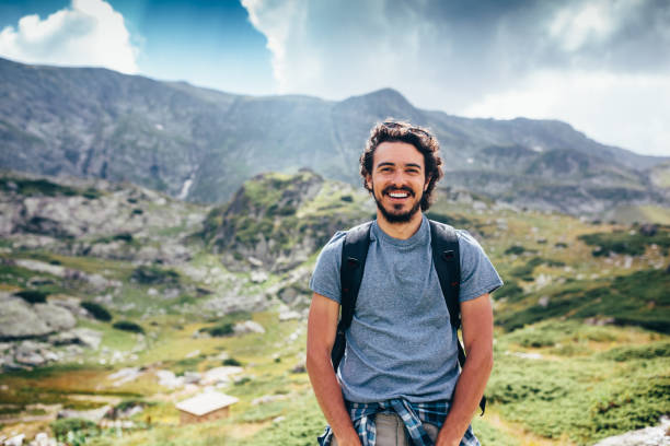 istock Tourist hiking in Europe 1248449622
