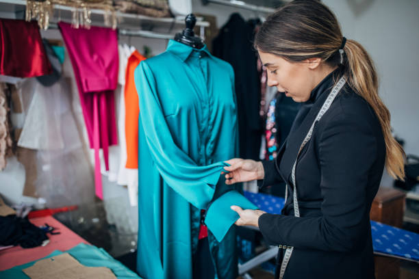 istock Fashion designer working hard 1248454180