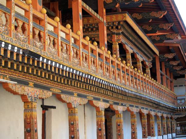 istock Architectural detail in Bhutan 1248460065
