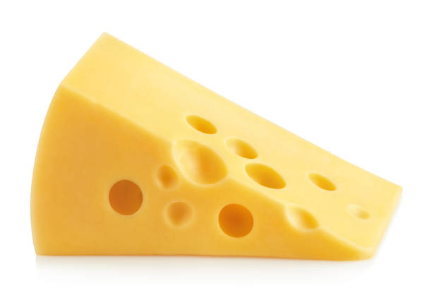 istock Close-up of gourmet cheese piece on white 1248472856