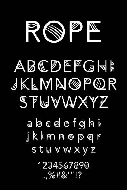 Hand Rope Font 300+ Rope Font Cartoons Stock Photos, Pictures & Royalty-Free Images ...