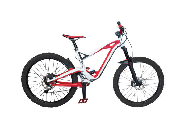 Mountain bike isolated on white