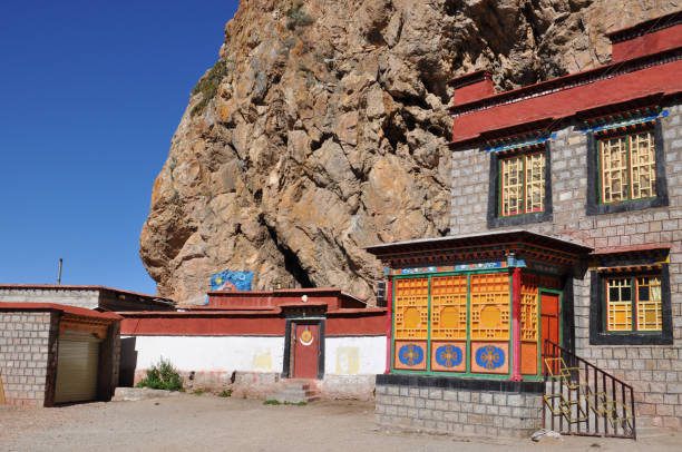 istock buddhist monastery at namtso lake shore in tibet 1248489501